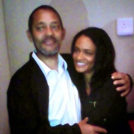 Kandyse McClure with her father Marcel McClure.
